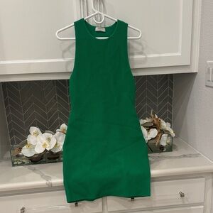 Aritzia Emerald Green Mini Dress